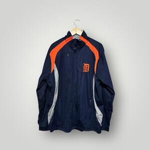 Detroit Tigers Antigua Windbreaker Jacket Size XL Men’s